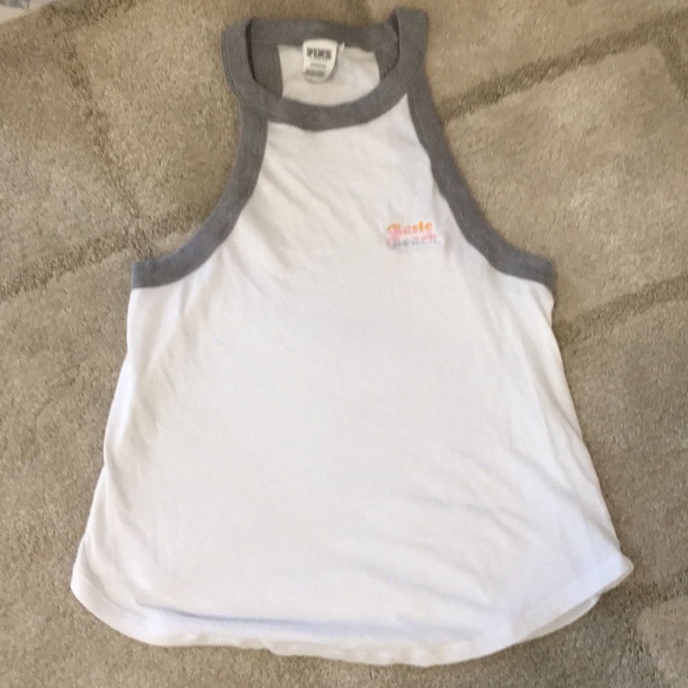 Pink VS basic Beach Tank Top - Picture 2 of 3